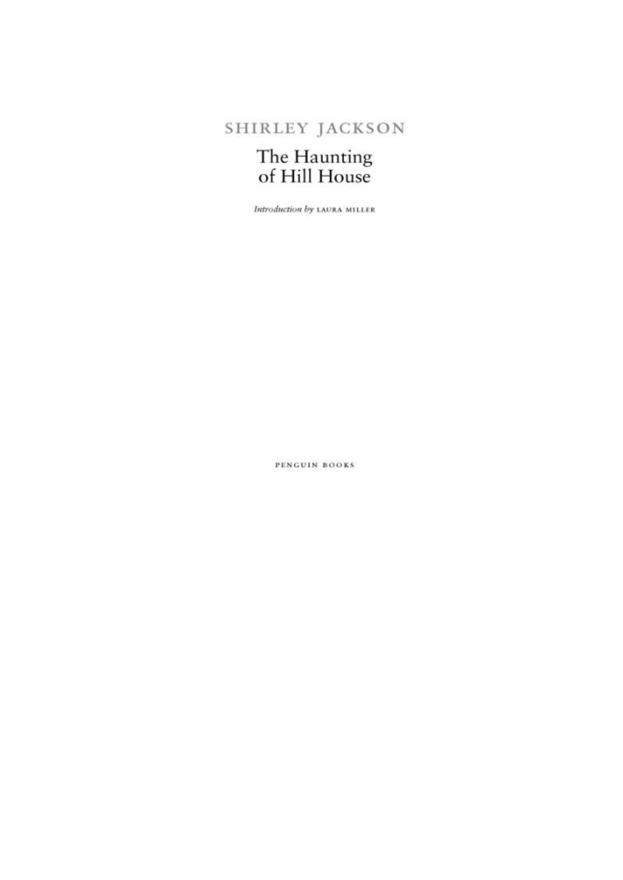 The Haunting of Hill House